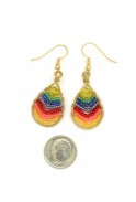 Rainbow Teardrop Earrings